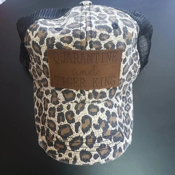 Quarantine and Tiger King Leopard Hat - Picture 1 of 2